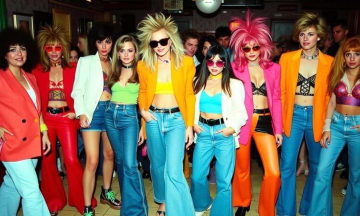 Elegancki męski look w stylu lat 80: Odkryj inspirujące triki na nowoczesną modę!