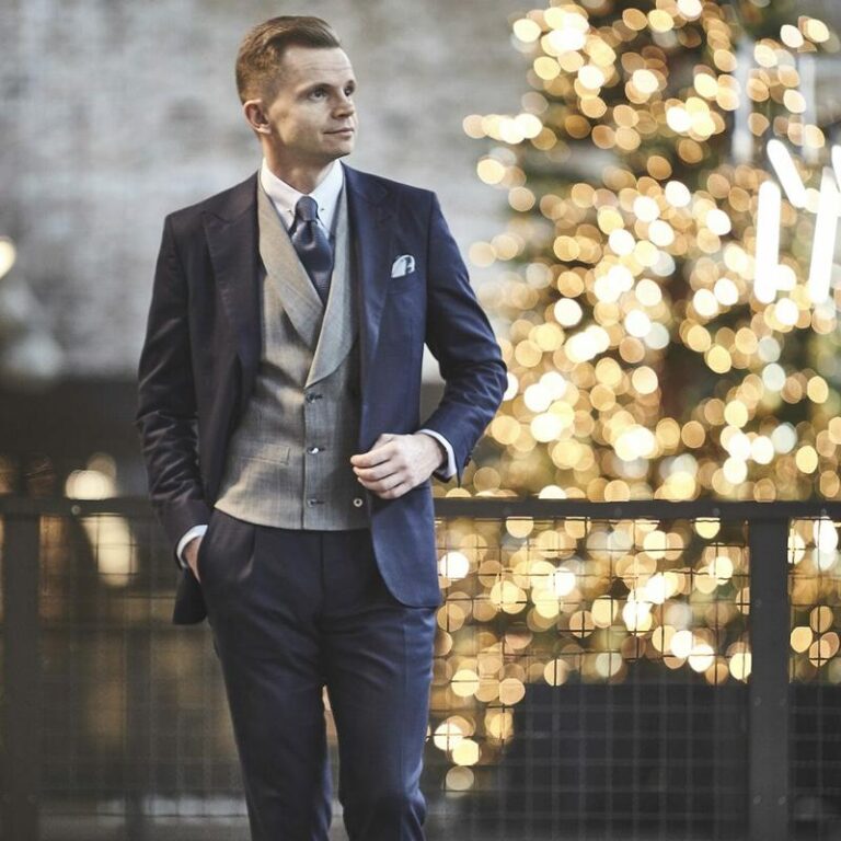 Stylowa kamizelka dwurzędowa – klucz do elegancji mężczyzny